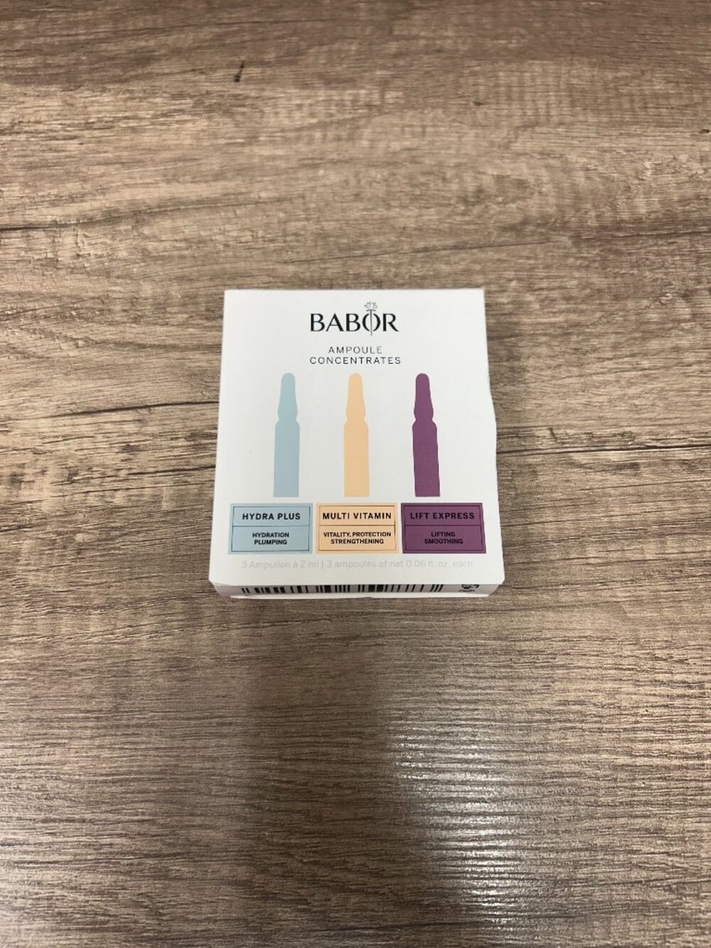 BABOR Travel Size 3-Piece Ampoule Concentrates Set (3 ampoules 2ml each)